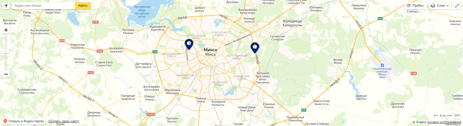 Megasklad map